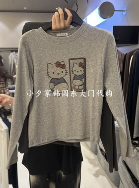 一件包邮 小夕韩国东大门代购CREDITO 26秋女装时尚新款长袖T恤