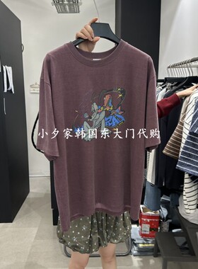 一件包邮 小夕韩国东大门代购A.CES 26秋季女装时尚新款短袖T恤