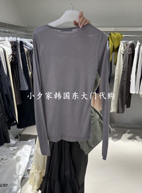 一件包邮 小夕韩国东大门代购 TILDE 26秋女装新款时尚长袖T恤