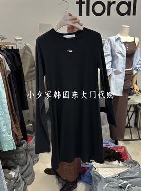 一件包邮 小夕韩国东大门代购 FLORAL  26秋季女装时尚新款连衣裙