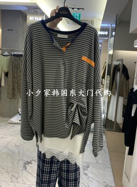 一件包邮 小夕韩国东大门代购 RUNWAY 26秋季女装时尚新款长袖T恤