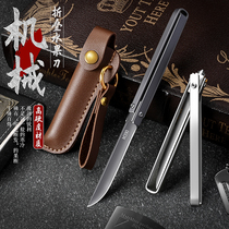 m390 mechanical folding knife portable water fruit knife home handlebar meat small knife with high hardness outdoor cutter 1789