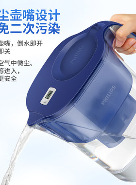 飞利浦净水壶家用过滤水壶厨房自来水净水器滤水壶滤水器419