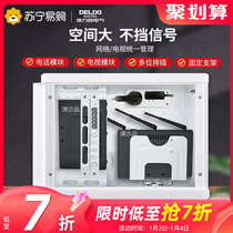 Dresy weak electric box home dark assembly electro-optical slim fit into the network module Multimedia Information Box 224