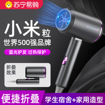 Small Rice Grain Hairdryer Domestic Negative Ion Hair Care Dorm Room With Student Big Wind Foldable Electric Blow Wind 713