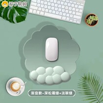 Port Hengfeng Girls Girl Protection Wrist Pads Milk Wrists Mouse Pads New Gradient wrist Mouse Mouse mat Cloud Dove Mouse mat Keyboard Handmade silicone Wrist Support Dormitory Desktop Mouse Mat 2076