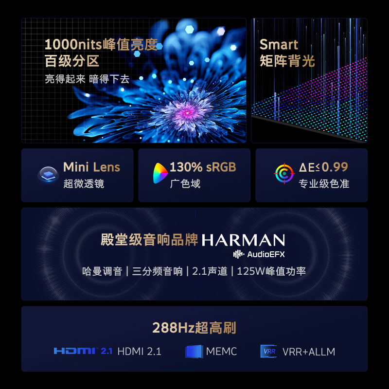 创维85A5D 85英寸1000nits高亮高分区电视机 4K智能液晶平板 100 - 图0