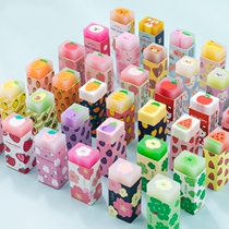 Paccia Dog Creative Cartoon Cute Sandwich Eraswipe Elementary School Kids With Cheetable Cherry Blossom Fruit Children Jelly Erasers Stationery Suit No Crumb Rubs Clean Kindergarten Gift Women 2273