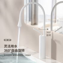 OGOTO-804 surface basin tap hot and cold bathroom washbasin drop tap plus high rotary table basin tap