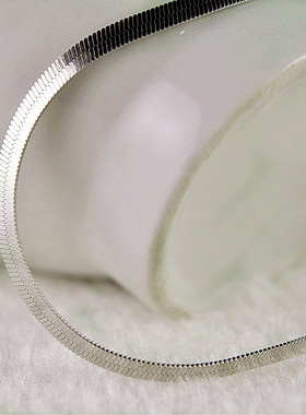 925银短款饰品生日礼物刀片链