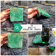 Natural Dulong Jade African green raw stone floating flowers new hand carving jade wool bracelet plate pendant pendant material