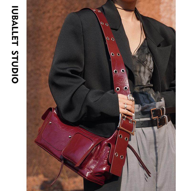 IUBALLET【偏见】2025春夏新品真皮腋下包单肩斜挎女包牛皮法棍包,淘宝优惠券,粉丝福利购,淘宝优惠卷