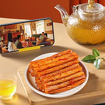 可签到，馋大嘴巴盐焗素鸡筋32g*7包[5元优惠券]-寻折猪