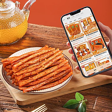 馋大嘴巴麻酱素鸡筋20包散装辣条约360g[5元优惠券]-寻折猪