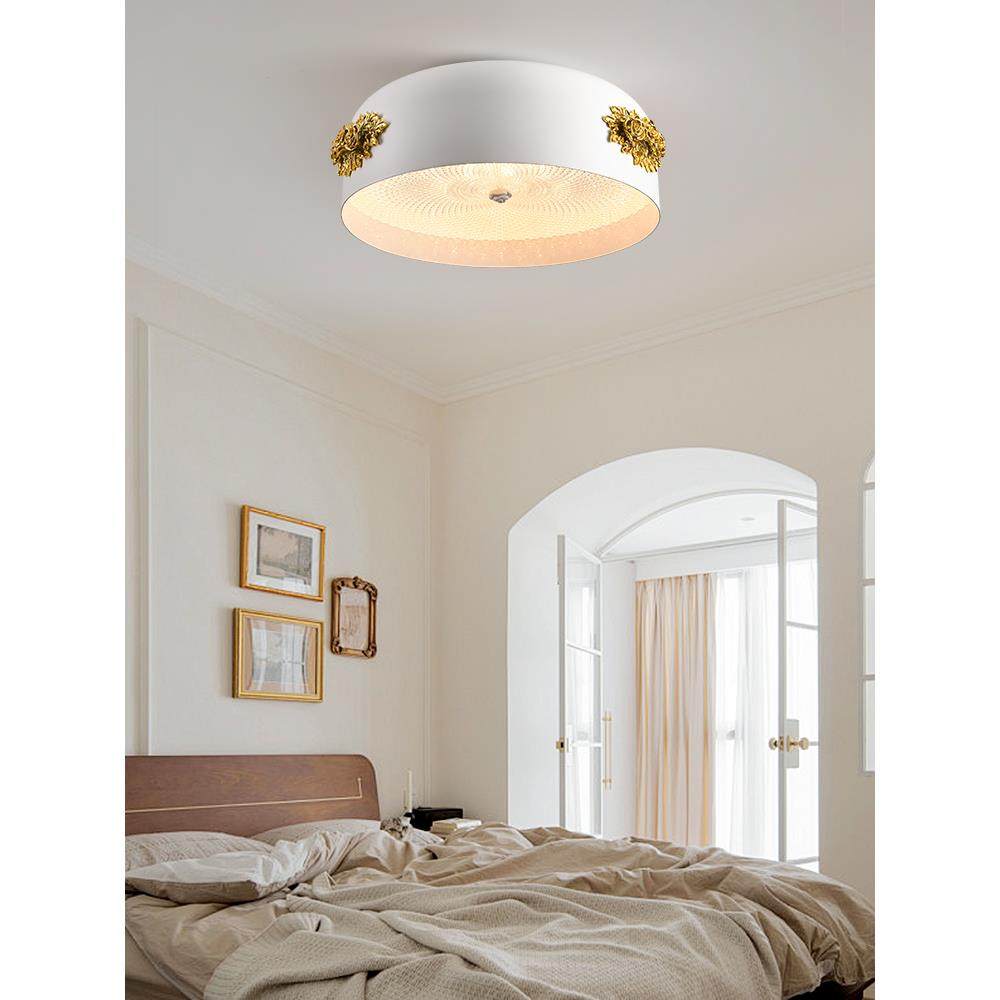 法式奶油风餐厅吊灯创意个性卧室书房灯高级感复古雕花艺术石膏灯,淘宝优惠券,粉丝福利购,淘宝优惠卷