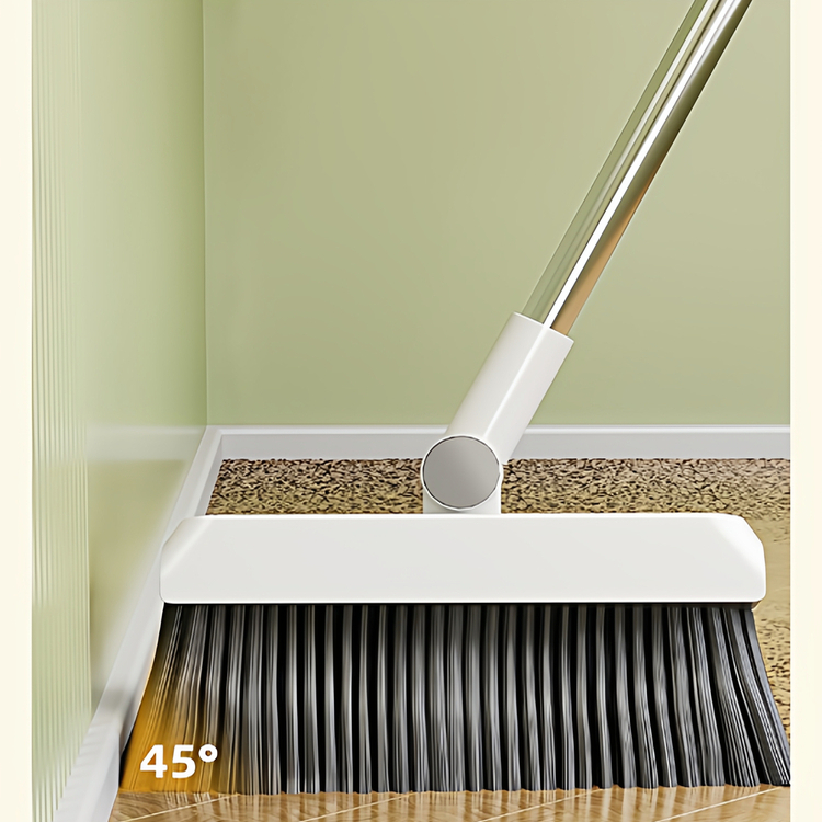 折叠扫把簸箕套装家用扫帚组合软毛扫地神器笤帚不粘头发魔术扫把 - 图1
