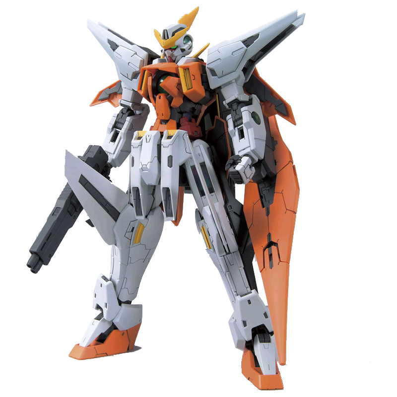 万代敢达拼装模型 MG主天使高达 00 1/100 Kyrios GN-003可变形_虎窝淘