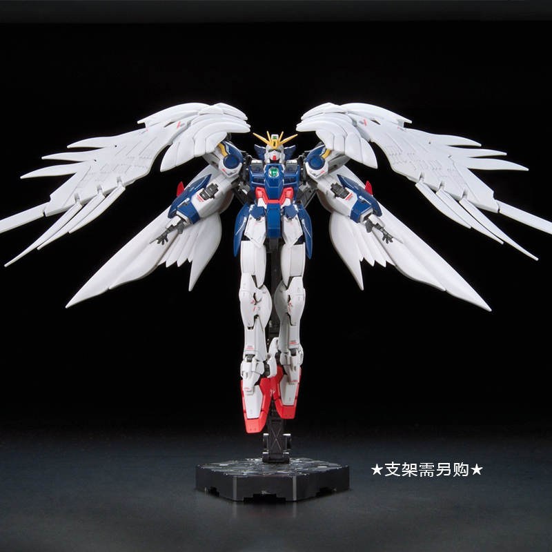 万代高达模型RG 17 1/144 WING ZERO飞翼零式EW版掉毛天使敢达-图2