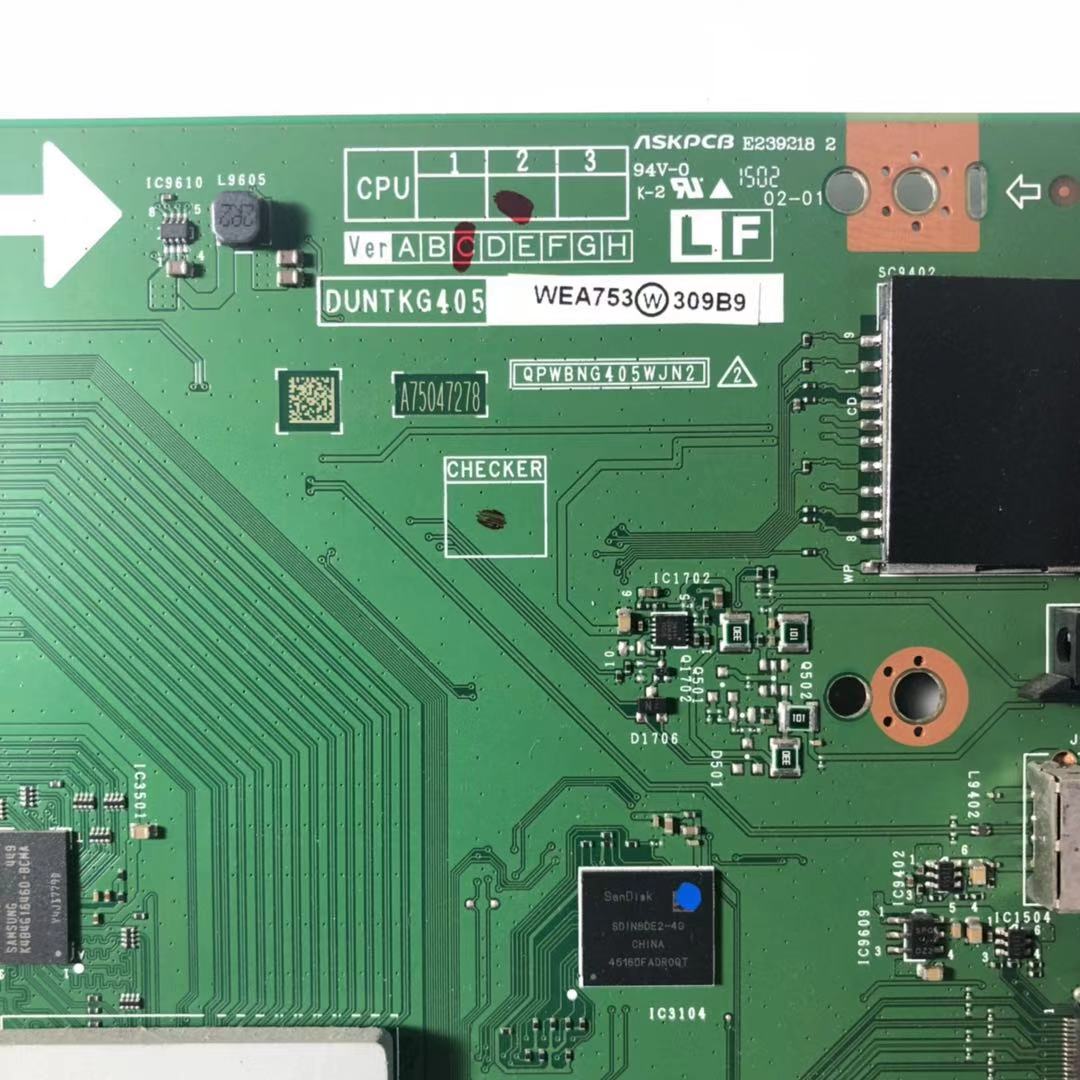 夏普LCD-50V3A 40V3A 主板QPWBNG405WJN2屏V500HJ1-LE8 测试好 - 图0