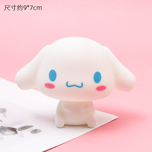 玉桂狗蛋糕装饰摆件儿童生日卡通大耳朵小狗狗插件宝宝周岁派对件 - 图3