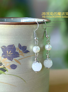 古装汉服耳环复古耳夹
