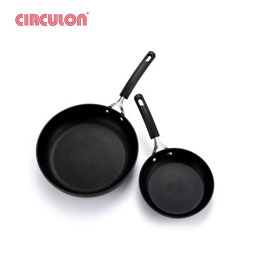 CIRCULON/圈圈锅/扭纹宝不粘锅煎锅然气灶通用20/28cm - 图2