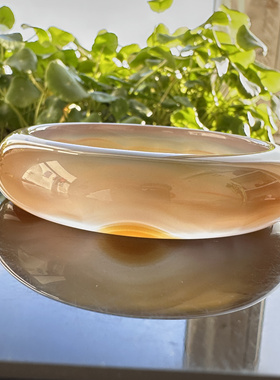 花语玉髓 天然海洋玉髓粉红冰透油润一线缠丝玛瑙手镯56圈口