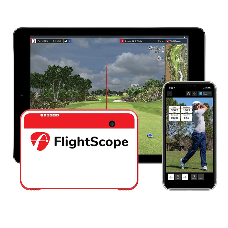 flightscope mevo 高尔夫模拟器 雷达 室内 弹道 轨迹 测速 mevo+ - 图3