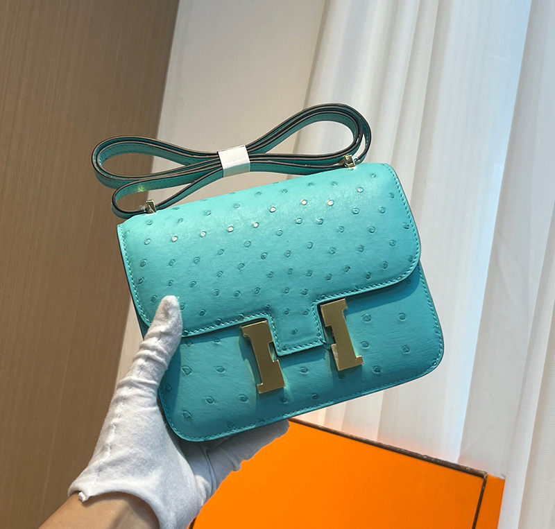 HERMES UNBOXING, Birkin 25 Vert Verone in Ostrich