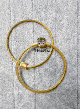 适用周家编织黄金色尼龙绳charme配绳手绳diy转运珠手链防水3mm