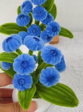 创意蓝莓小盆栽手工材料包diy