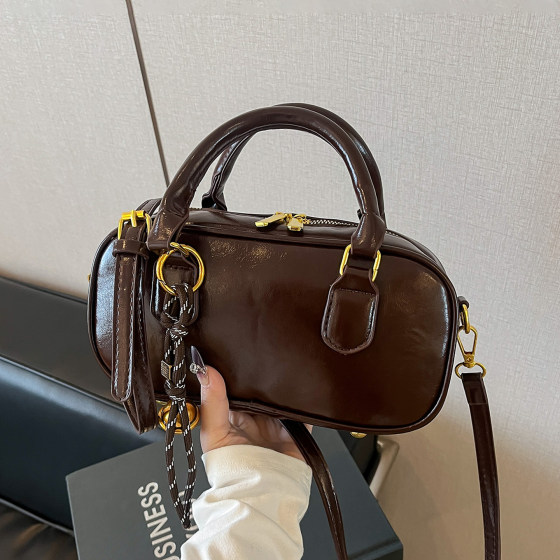 2025 retro versatile high-end bowling bag for women