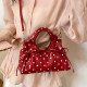 New Korean retro polka dot crossbody handbag