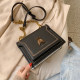Internet celebrity's same style chain bag, Western style textured shoulder bag