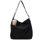 New trendy retro one-shoulder simple casual commuter bag