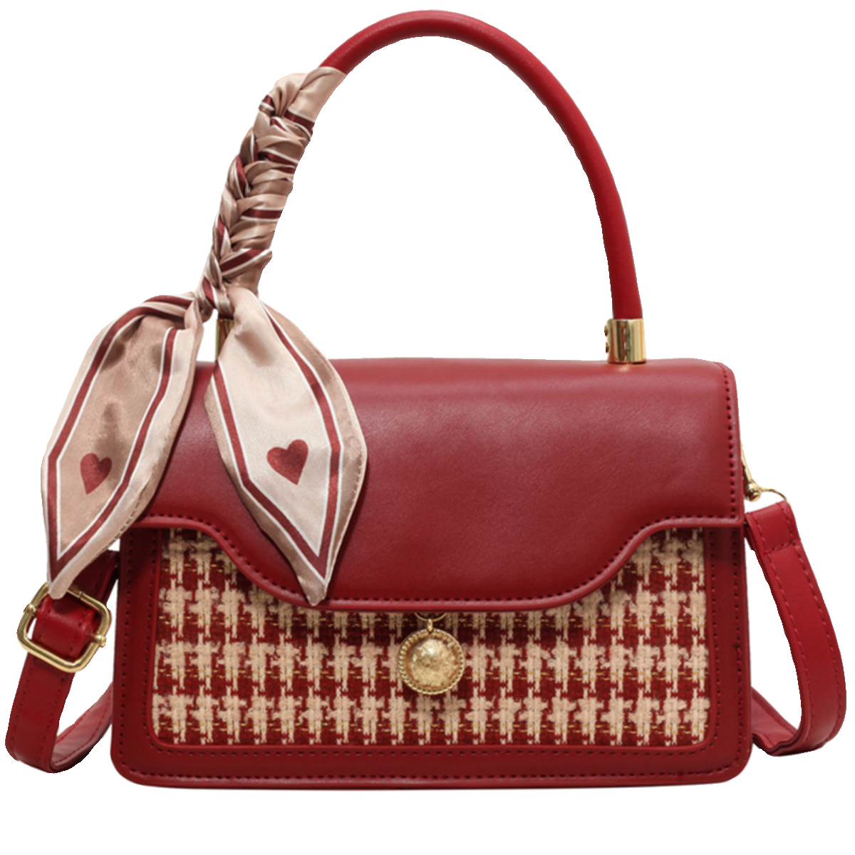 红色包包女士2025新款时尚婚包手提包小方包斜挎包结婚伴娘新娘包,淘宝优惠券,粉丝福利购,淘宝优惠卷