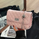 Diamond chain crossbody small square bag versatile shoulder bag