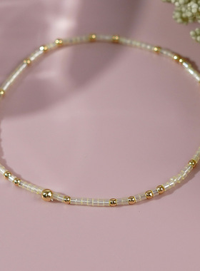 日本Miyuki古董琉璃珠极细百搭手链跨境波西米亚风尼泊尔希腊民族