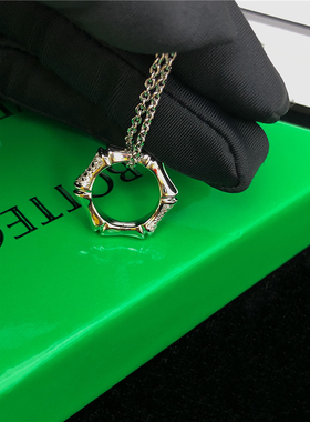 LONGBAOACC节节高升锆石短项链女