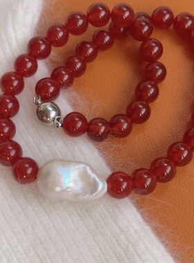 清仓项链集合！法式复古精工锁骨链天然珍珠高级感百搭项链女潮