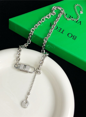 定制锁头钥匙锁骨链轻奢百搭项链