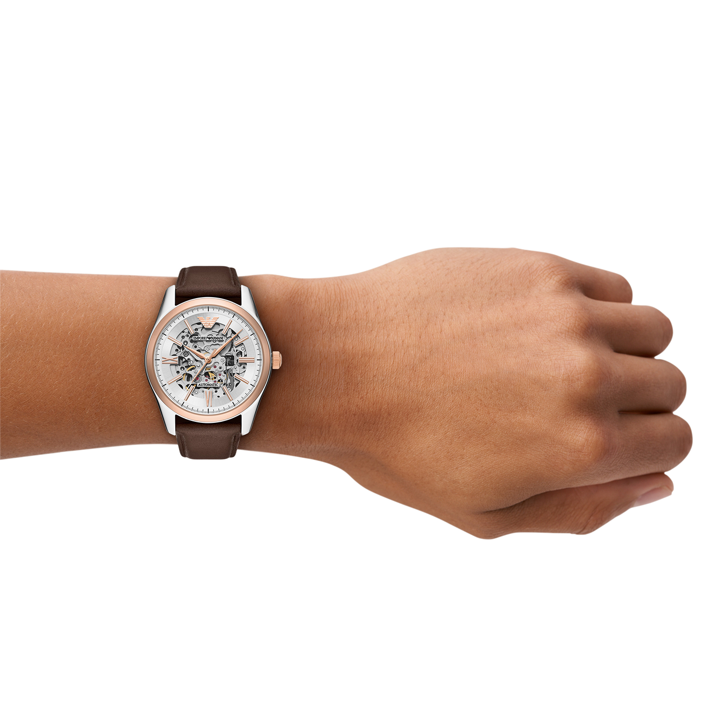 Armani Armani watch men's hollow mechanical watch as a gift for boyfriend AR60094