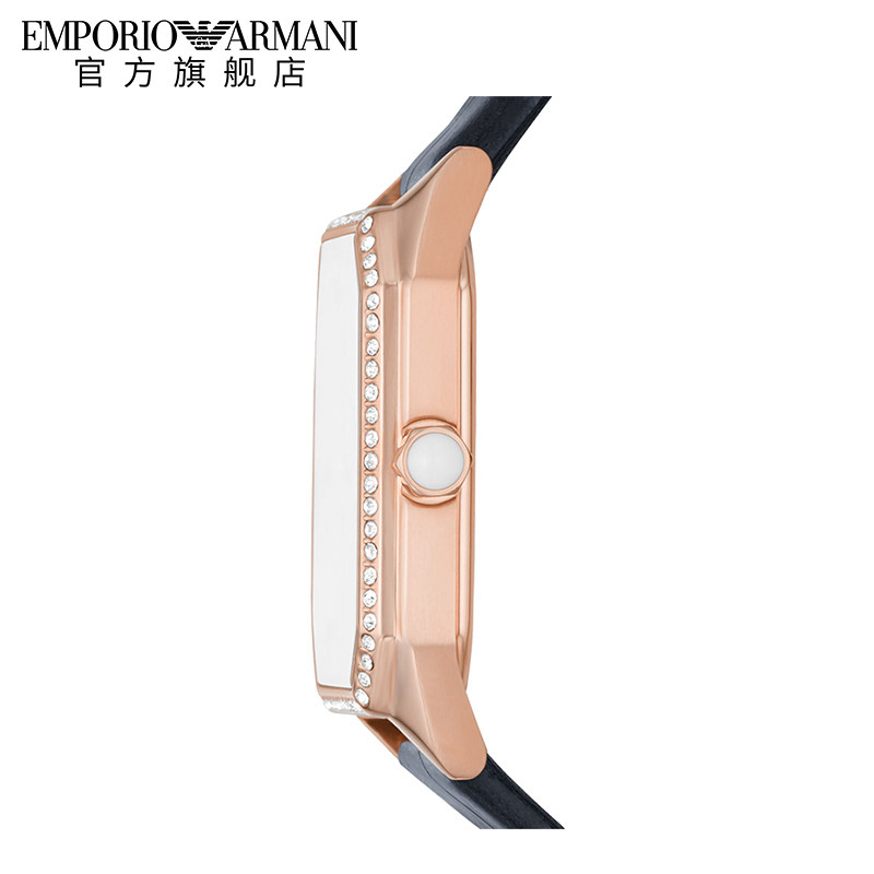 armani阿玛尼简约小巧贝母小方表 Emporio Armani腕表欧美腕表