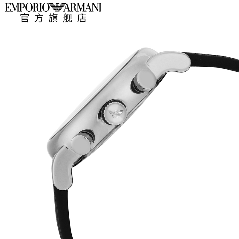 Armani阿玛尼飞行员经典皮带手表男士 休闲时尚石英表正品AR2075