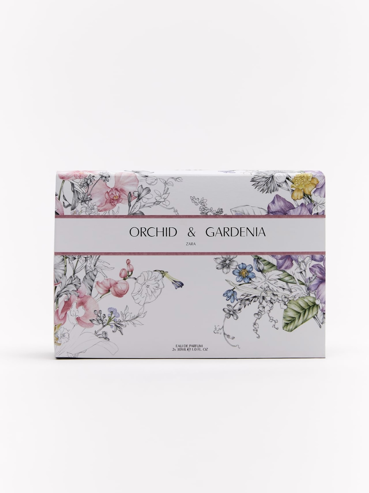 Zara Gardenia+Orchid 飒拉栀子花+兰花女士香水组合装黑鸦片平替 - 图1