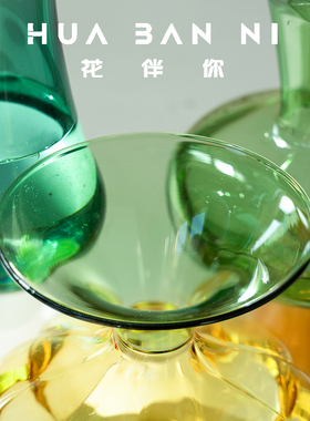 法式复古手工玻璃花瓶