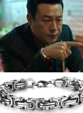 手链男款钛钢手链ins小众设计