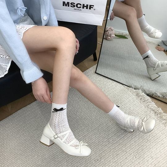 Summer Ballet Mary Jane Shoes with Skirt