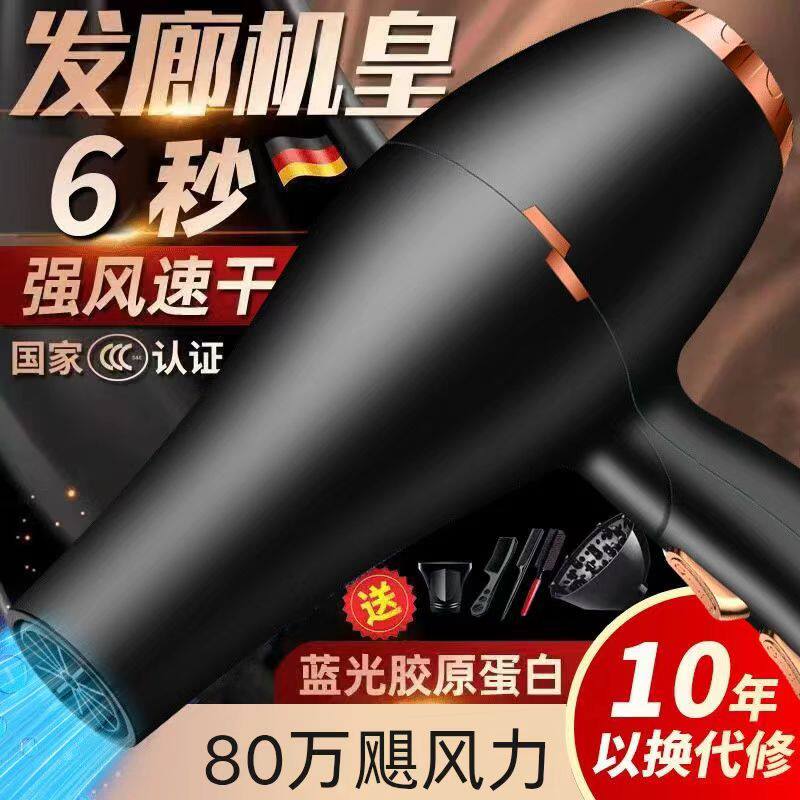 德国电吹风机大功率理发店家用大风力9800w负离子护发速干吹风筒