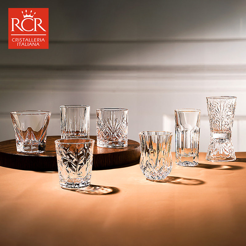 意大利进口RCR水晶玻璃白酒杯家用二两杯轻奢高端烈酒杯送礼套装,淘宝优惠券,粉丝福利购,淘宝优惠卷